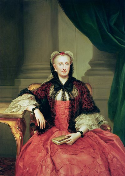 Maria Amalia of Saxony (1724-60) Queen of Spain by Anton Raphael Mengs